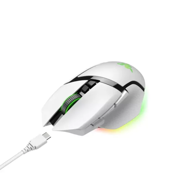 ماوس گیمینگ ریزر مدل Basilisk V3 Pro White
