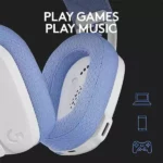 هدست گیمینگ بی سیم لاجیتک Headset Logitech G435 Wireless White