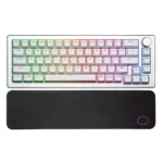 کیبورد مکانیکال گیمینگ کولر مستر مدل CK721 White Blue Switch