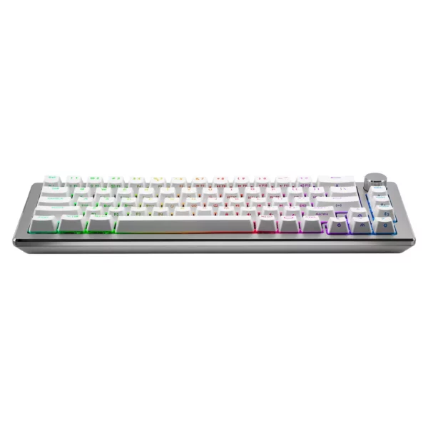 کیبورد مکانیکال گیمینگ کولر مستر مدل CK721 White Blue Switch