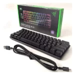 کیبورد گیمینگ ریزر Razer Huntsman Mini Clicky Optical Purple Switch
