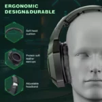 هدفون مخصوص بازی وایرلس اونیکوما مدل B100 مشکی