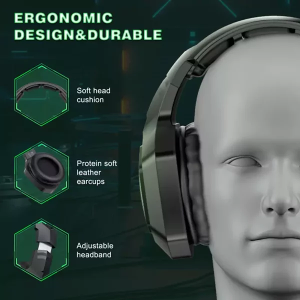 هدفون مخصوص بازی وایرلس اونیکوما مدل B100 مشکی