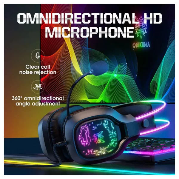 هدفون مخصوص بازی اونیکوما مدل X22 Black