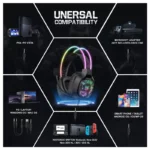 هدفون مخصوص بازی اونیکوما مدل X22 Black