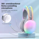 هدست مخصوص بازی اونیکوما مدل X25 RGB White