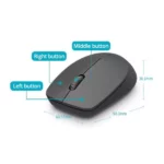 ماوس بی‌سیم رپو مدل Rapoo M100 Silent Black