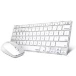 موس و کیبورد بی سیم Rapoo 9000G Multi Mode White