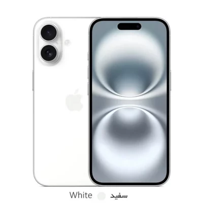 گوشی موبایل اپل مدل iPhone 16 CH/A ظرفیت 128 گیگابایت رم 8 گیگابایت - سفید - Not Active - رجیستر شده