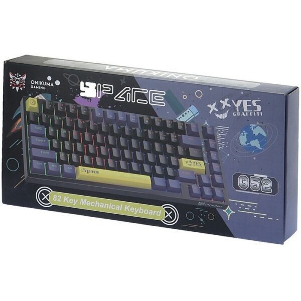 کیبورد گیمینگ مکانیکال اونیکوما مدل G52 Black