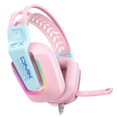 هدست گیمینگ سیم دار Onikuma X13 Pink