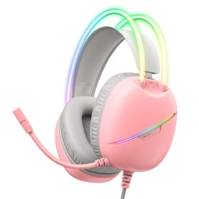 هدست گیمینگ باسیم اونیکوما مدل X33 Pink