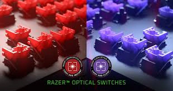 صفحه اصلی 73 مقایسه Razer Huntsman Elite Purple با Red Switch