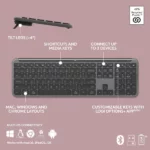 کیبورد بی سیم Logitech Signature Slim K950 Graphite - Image 6