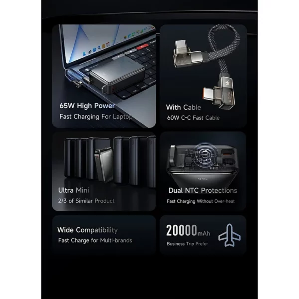 پاوربانک Mcdodo مدل MC-433 ظرفیت ۲۰۰۰۰ mAh - Image 11