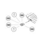 دانگل بلوتوث لاجیتک مدل USB Unifying Receiver - Image 4