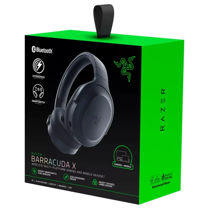 هدست بی‌سیم گیمینگ Razer مدل Barracuda X 2023 – مشکی - تصویر 4