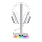پایه نگهدارنده هدست ریزر مدل Base Station V2 Chroma Mercury - تصویر 2