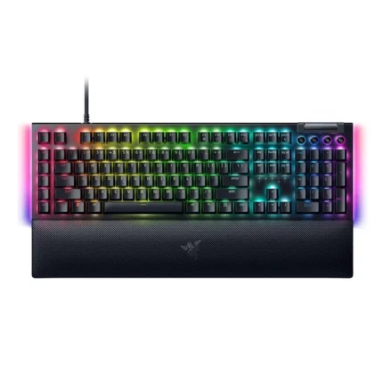 کیبورد گیمینگ ریزر مدل Razer BlackWidow V4 Green Switch