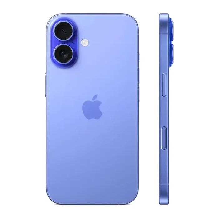 گوشی موبایل اپل مدل iPhone 16 CH/A ظرفیت 128 گیگابایت رم 8 گیگابایت - آبی - Not Active - رجیستر شده - تصویر 2