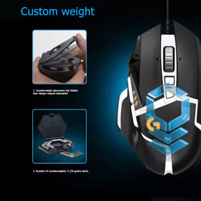 موس گیمینگ Logitech G502 SE - تصویر 3
