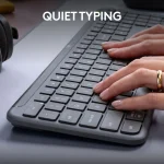 کیبورد بی‌ سیم Logitech Signature Slim K950 Graphite - تصویر 4