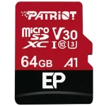 رم میکرو 64 گیگ پاتریوت Patriot EP A1 V30 U3 C10 90MB/s + خشاب - تصویر 2