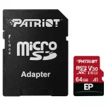 رم میکرو 64 گیگ پاتریوت Patriot EP A1 V30 U3 C10 90MB/s + خشاب - تصویر 4