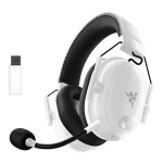 هدست گیمینگ بی‌سیم Razer BlackShark V2 HyperSpeed Wireless Esports Headset – سفید