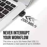 فلش مموری پی ان وای مدل Elite-X Fit USB 3.1 ظرفیت 128گیگابایت - تصویر 5