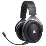 هدست بی سیم بلوتوثی گیمینگ کورسیر HS70 Carbon - تصویر 3