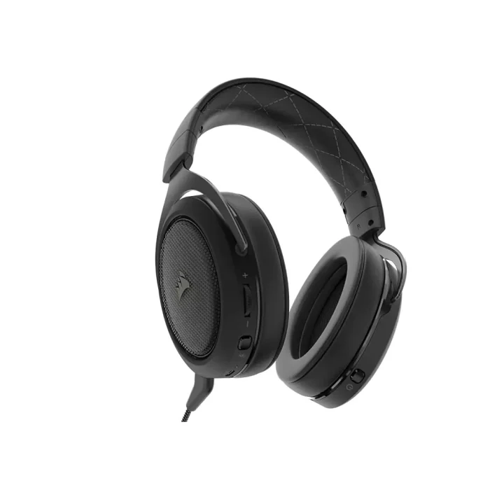 هدست بی سیم بلوتوثی گیمینگ کورسیر HS70 Carbon - تصویر 5