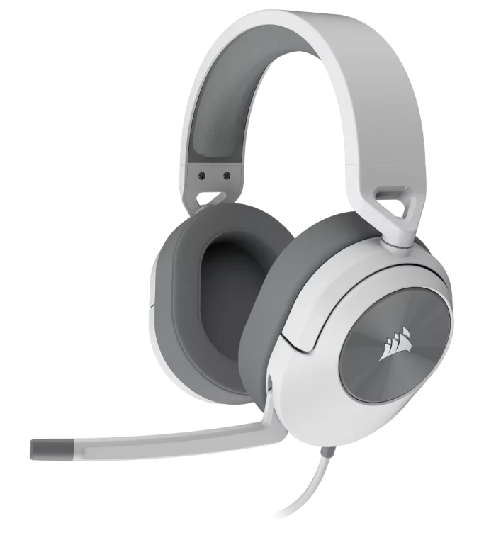 هدست گیمینگ کورسیر HS55 SURROUND WHITE - تصویر 2