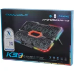پایه خنک کننده لپ تاپ کول کلد مدل K39 RGB - تصویر 3