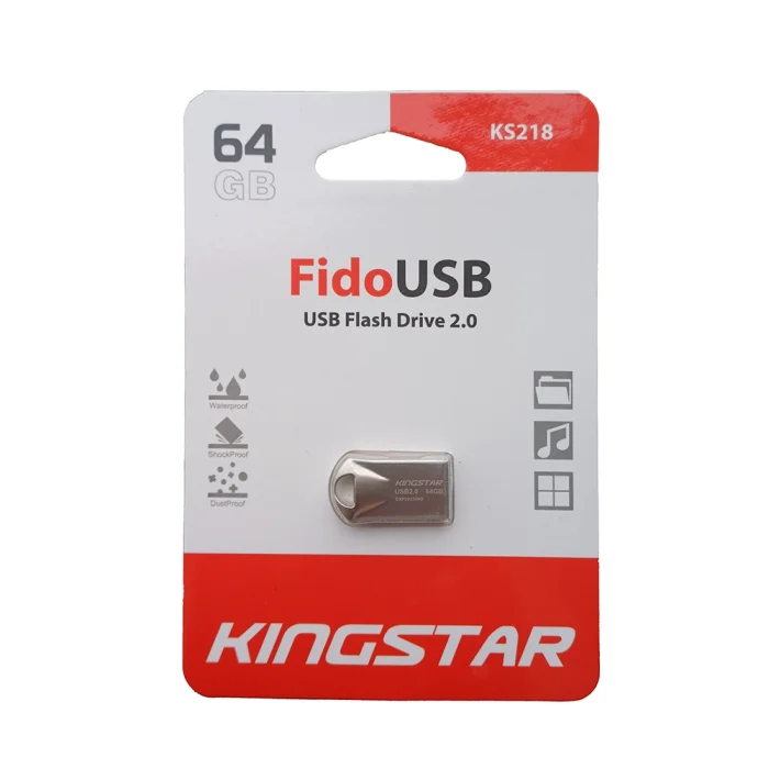 فلش مموری کینگ استار Kingstar مدل KS218 Fido ظرفیت 64 گیگابایت، رابط USB 2.0 - تصویر 3
