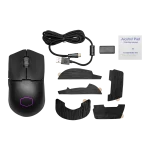 ماوس بی سیم گیمینگ کولر مستر مدل MM712 Black - تصویر 3