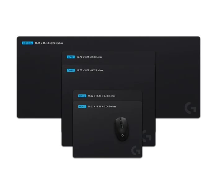 موس پد گیمینگ لاجیتک مدل G840 XL Black - تصویر 2