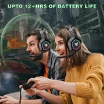 هدست گیمینگ بی‌سیم اونیکوما مدل B100 رنگ مشکی - تصویر 6