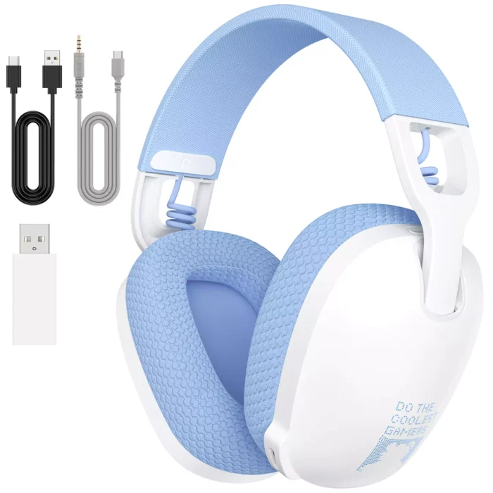 هدست مخصوص بازی بی سیم اونیکوما مدل B2 White - تصویر 2