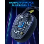 هدست مخصوص بازی بی سیم اونیکوما مدل B2 White - تصویر 4