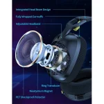 هدست مخصوص بازی بی سیم اونیکوما مدل B2 White - تصویر 3