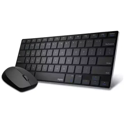 موس و کیبورد بی سیم Rapoo 9000G Multi Mode White