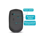 ماوس بی‌سیم رپو مدل Rapoo M100 Silent Black - تصویر 4