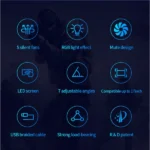 پایه خنک‌کننده لپ‌تاپ کول‌کلد مدل COOLCOLD F13-1 - تصویر 6