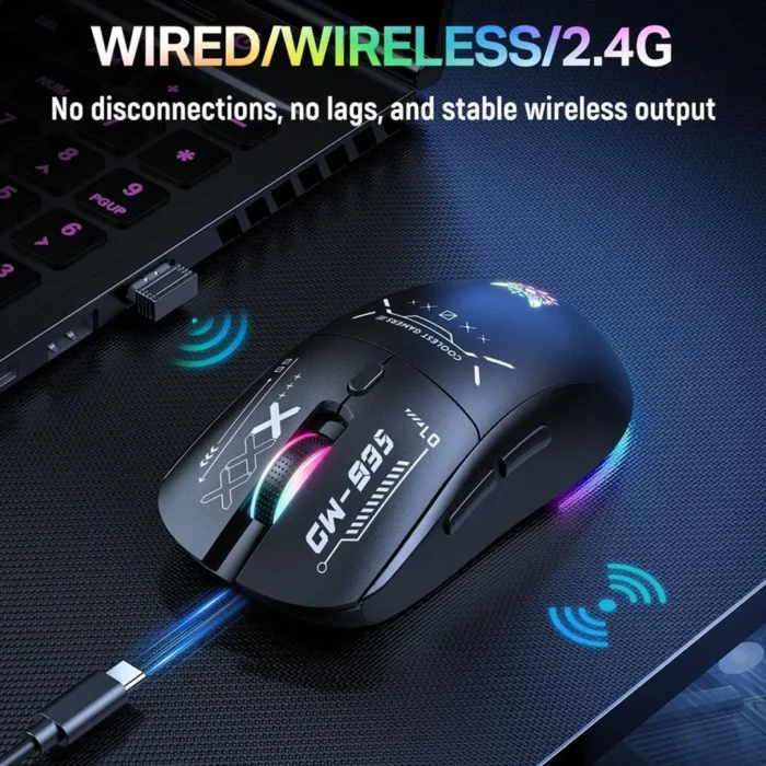 ماوس بی سیم گیمینگ اونیکوما ONIKUMA CW935 مشکی - تصویر 5