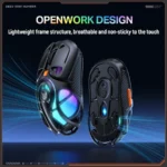 موس بی‌سیم گیمینگ اونیکوما ONIKUMA DM02 Gray - تصویر 3