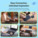 قلم نوری XPPen Deco mini7W V2 - تصویر 11